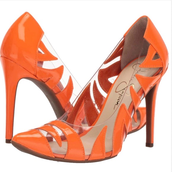 Jessica Simpson Shoes - Jessica Simpson newton Orange palmra pumps